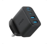 Anker Zolo 50W USB C Plug, 4-Port USB C Charger with 2 USB-C & 2 USB-A, Compact Fast Charger UK for iPhone 17/16/15/14/13 Series, iPad, Galaxy (Black, Cable Not Included)
