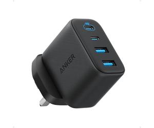 Anker Zolo 50W USB C Plug, 4-Port USB C Charger, 2 USB-C & 2 USB-A | Compact Fast Charger UK for iPhone 17/16/15/14/13 Series, iPad, Galaxy (Black, Cable Not Included)