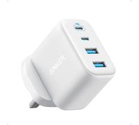 Anker Zolo 50W USB C Plug, 4-Port USB C Charger with 2 USB-C & 2 USB-A, Compact Fast Charger UK for iPhone 17/16/15/14/13 Series, iPad, Galaxy (White, Cable Not Included)