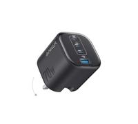 Anker Zolo Charger, 4-Port Folable Wall Adapter with Ultra-Fast 70W Output Black