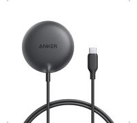 Anker Zolo Magnetic Wireless Charger, Qi2 Certified 15W MagSafe-Compatible Wireless Charging Pad, For iPhone 17/16/15/14 Series, AirPods, and More (Not for Pixel, Adapter Not Included)