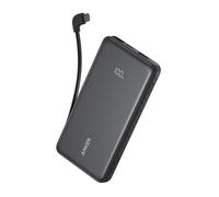 Anker Zolo Power Bank 10000mAh 22.5W with Built-in USB-C Cable (A110D) - Black