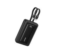 Anker Zolo Power Bank (20K, 45W, Built-In Dual USB-C Cables) Black