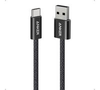 Anker Zolo USB-A to USB-C Charger Cable, 1 m Durable Braided Type-C Fast Charging Cable with Slim Connector, Seamless CarPlay, For iPhone 17/16/15, iPad Pro, Samsung Galaxy, More(Black)
