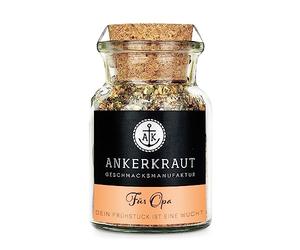 Ankerkraut For Grandpa, Farmer's Breakfast Spice as Special Edition, Preparation for Potatoes, Sugar-Free, Hearty Meal, Gift for the Family, 90 g in Cork Jar
