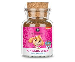Ankerkraut Paw Patrol Apple Cake, 65 g in Cork Glass, Paw Patrol Figures Skye Edition, Baking Cookies Yourself, Premium Spice with Cinnamon, Anise and More