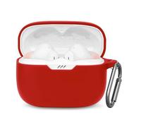 Ankersaila Case Compatible with JBL Tune 130NC TWS,Shock Drop Proof Soft Silicone Protections Case Cover (Red)