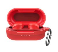 Ankersaila Case Compatible with TOZO NC9,Anti-Lost & Shockproof Portable Silicone Protective Case Cover (Red)