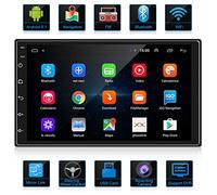 ANKEWAY 7 Inch 2 DIN Android 9.1 Car Stereo Internet Multimedia Car Radio GPS Navigation 1080P HD Touch Screen Bluetooth Hands-Free Calling+WiFi/BT Tethering Internet+Rear View Camera+Double USB