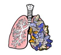 Ankexin Brooches for Women,Floral Organ Enamel Pins Brain Lung Intestines Stomach Brooches Lapel Badges Cartoon Plant Jewelry Gift for Kids