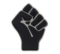 Ankexin Brooches for Women,Raised Fist Enamel Brooch Badge Black Lives Matter Solidarity Symbol Lapel Pin