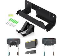 Ankey Metal Wall Mount Compatible with Nintendo Switch 2/ Switch/Switch OLED Console, Metal Wall Mount Kit Shelf Accessories Compatible with Joy-Con & Pro Controller Holder