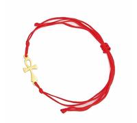 Ankh Cross Bracelet Egyptian Handmade Braided Bead Couple Bracelet Key of Life Adjustable Religious Cross Anklet Ancient Egypt Amulet Jewelry Gift Women Men, adjustable, Stainless Steel, no gemstone