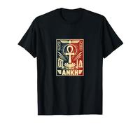 Ankh Egyptian Cross Ra Isis Kemetic Symbols T-Shirt