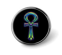 Ankh Egyptian Symbol Ancient Egypt Round Badge Cute Brooch Pins Button Badges for Backpack Jackets Hats Decor