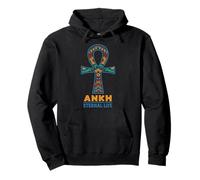 Ankh Eternal Life Ancient Egyptian Symbol African Heritage Pullover Hoodie