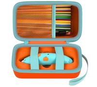 ANKHOH Case Compatible with 3Doodler Start+ Essentials (2023) for 3D Pen Set for Kids, Storage Organizer Holder for Printing Filament Refill and USB Charger, Orange-Bag Only