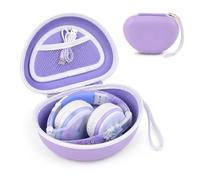 ANKHOH Case for eKids, for Beats Studio Pro, Solo3, Studio3, Solo2 Wireless Bluetooth Portable Headphones, Kids and Toddler Headband Storage Holder Bag Pouch (Box Only) (Purple)