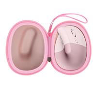 ANKHOH Case for Logitech Lift Vertical Ergonomic Mouse, Travel Carrying Holder Storage Box for Logi Wireless Bluetooth Cordless Upright Mouse - Bag Only (Pink)