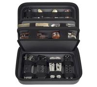 ANKHOH Knife Display Case, 24+ Folding Knife Collection Storage Organizer Holder, Small Knives Protector Box for Tactical/Hunting/Edc/Survival (Grey)