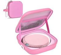 ANKHOH Portable CD Player Case with Belt, for Deluxe, for Sunoony, for MEGATEK, for Gueray, for ARAFUNA, for Klim, Travel Carrying Holder Storage for Walkman and Cable Accessories (Case Only) (Pink)