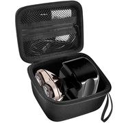 ANKHOH Razor Travel Case for Skull Shaver Pitbull Gold/Silver/Platinum PRO | Zippered mesh pocket stores blades, brushes and cable; detachable hand strap supports travel, Black, Case Only