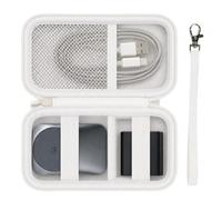 ANKHOH Travel Case for Anker Prime 3-in-1 Wireless Charging Station White | EVA Carrying Bag with Compartments for Foldable MagSafe Qi2 Charger & Cables,Case Only