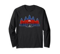 Ankhor Wat - Flag of Cambodia Long Sleeve T-Shirt