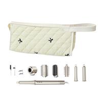 ANKICK Aesthetic Travel Case Portable Storage Bag for Hair Dryer Compatible with Dyson Airwrap and Shark Style,Coquette Portable Hair Dryer Bag Organizer, H