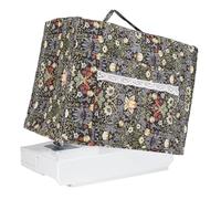 ANKICK Sewing Machine Cover,Quilted Boho Floral Fabric Dust Cover with Pocket,Puffer Sewing Accessories and Supplies