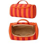 ANKICK Striped Travel Case Hair Tool Compatible with Dyson Airwrap Shark Complete Styler and Attachments Cute Hair Dryer Bag, Stripe A