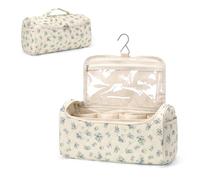 ANKICK Travel Case Compatible with Dyson Airwrap Complete Styler and Attachments, Coquette Portable Hair Dryer Bag Organizer, Blue Floral B