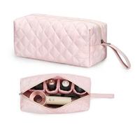 ANKICK Travel Hair Tool Bag Compatible with Dyson Airwrap Carrying Case, Plaid Portable Hair Dryer Bag Organizer