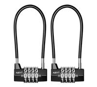 Ankilo 2 Pack 4 Digit Combination Padlock, 3.54 inch Outdoor Waterproof Resettable Padlocks with Code for School, Employee, Gym & Sports Locker, Gate, Case, Toolbox, Fence