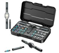 Ankilo 24 in 1 Magnetic Screwdriver Set, Screwdriver Set, Ratcheting Screw Kit with Rotatable Handle & Case, Repair Tool for Computer, Eyeglass, Watch, Bicycle, Furniture, DIY and Christmas Gifts