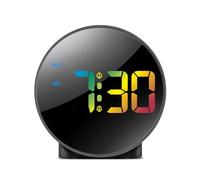 Ankilo Alarm Clocks Bedside, LED Digital Alarm Clock, Small Desk Clock with 2 Alarms, Snooze, Dimmable Alarm Days Set 12/24H Display, Bedside Clock for Heavy Sleepers