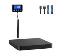 Ankilo Digital Postal Scales, 440lbs/10g Parcel Postage Shipping Scale, High Precision Sensor Luggage Scales Weighing Scales USB Rechargeable with LCD Display, Tare