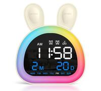 Ankilo Kids Alarm Clock, OK to Wake Clock with 9 RGB Night Light & Nap