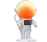 Ankilo Kids Alarm Clock with Night Light, White Noise Sound with 21 Natural Sounds, Bluetooth Speaker, 22 Lighting Modes, Wake Up Light for Bedroom, Heavy Sleeper, Adults