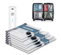 Ankilo Vacuum Storage Bags with Pump, 6 Pack(2 Large + 2 Medium + 2 Small)