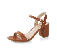 Ankis Nude Black Heels, 2.5'' Block Chunky White Clear Silver Heel Dressy Open Toe Heels For Women Ankle Strap Low Short Thick Strappy Dress Comfortable Sandal Casual Party Wedding Event Summer Shoes