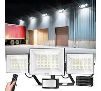 Ankishi Security Lights Outdoor Motion Sensor 200W 20000LM 6500K Super Bright Led Flood Lights, IP66 Waterproof PIR Floodlights Outdoor Lights for Courtyard Porch Garden Garage