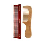 ANKITA Combo of Hand Made Comb & Wooden Hair Comb(W15+HMC03)