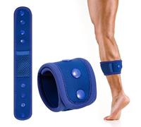 Ankle Band Fitness Pedometer for Men&Women,Compatible with Fitbit Flex 2/One/Zip/Charge 2 3/Alta HR or Garmin Vivofit/2/3/4/JR Fitness Tracker,Adjustable Breathable Sport Ankle Band (Blue,Medium)