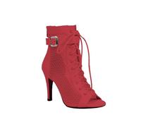 Ankle Boots & Boots White Women's Boots High-Heeled Sandals for Women, Fine Heel, One Buckle, Fish Mouth, Hollow Mesh, High Toe Separator Sandals for Women, Retro Roman Sandals, red, 5 UK