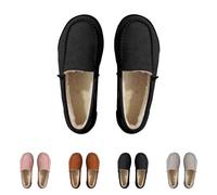 Ankle Boots For Snow For Women, Fur Lined Boots Women Lightweight Winter Boot Warm Booties Comfy Walking Shoes Solid Color Shoe Comfortable Boots Outdoor Indoor Plush Lined Shoes