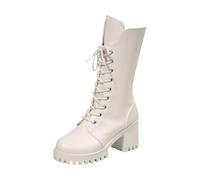 Ankle Boots for Women High Top Mesh Zippered Lightweight Men's Work Hiking Comfortable Waterproof Lace Up Short Booties Wide Fit Shoes Casual Anti-Slip Pointed Toe Cowboy Boots Dog-Walking Shoes