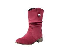 Ankle Boots for Women UK Retro Wide Fit Booties Chunky Heel Lightweight Ladies Booties Black Knee High Wide Calf Shoes Ladies Boots Size 5 Doc Martins