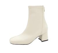 Ankle Boots for Women's Modern Western Slouch Cowboy Distressed Boot Flat Heel Riding With Side Zipper Bootie Shoes Waterproof Lace Up Short Booties Wide Fit Shoes Casual Non Slip Combat Boots