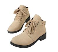 Ankle Boots Women's Cowboy Boots Women's Fashion British Hundred Belt Thick with Thick Bottom Short Boots Ankle Boots Winter Boots Women